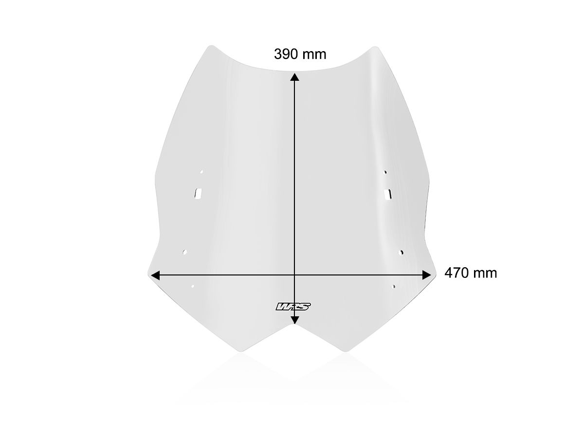WRS Intermedio Windscreen Smoked Yamaha T-Max 530 2012-2016