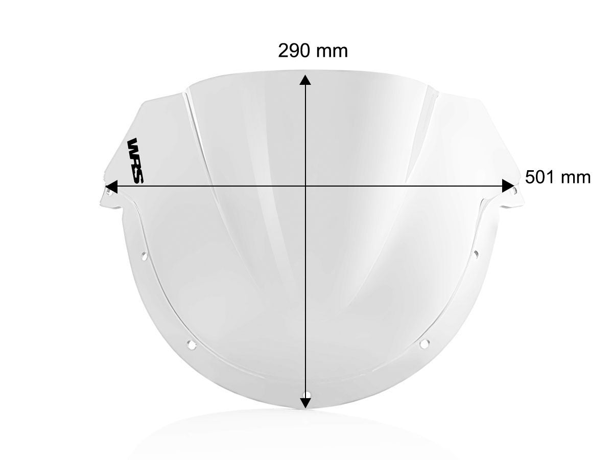 WRS Double Bubble Windscreen Mito Ev