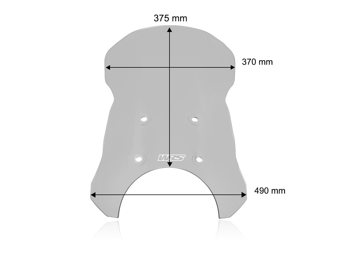 WRS Caponord Windscreen Royal Enfield Himalayan 450 2024-2026
