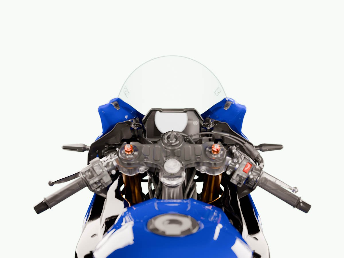 WRS RACE HIGH WINDSCREEN YAMAHA R3 2019-2025