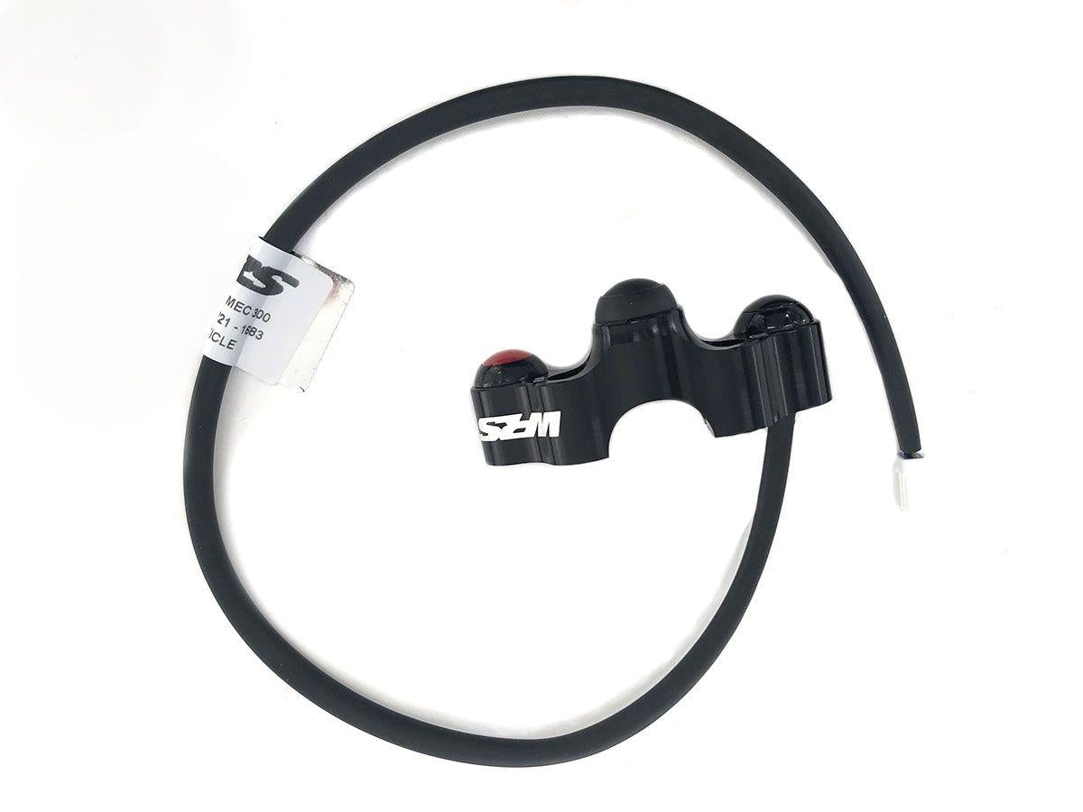 WRS 3 BUTTON RIGHT SWITCH KAWASAKI NINJA 400 2018-2022 (mektronic ecu)