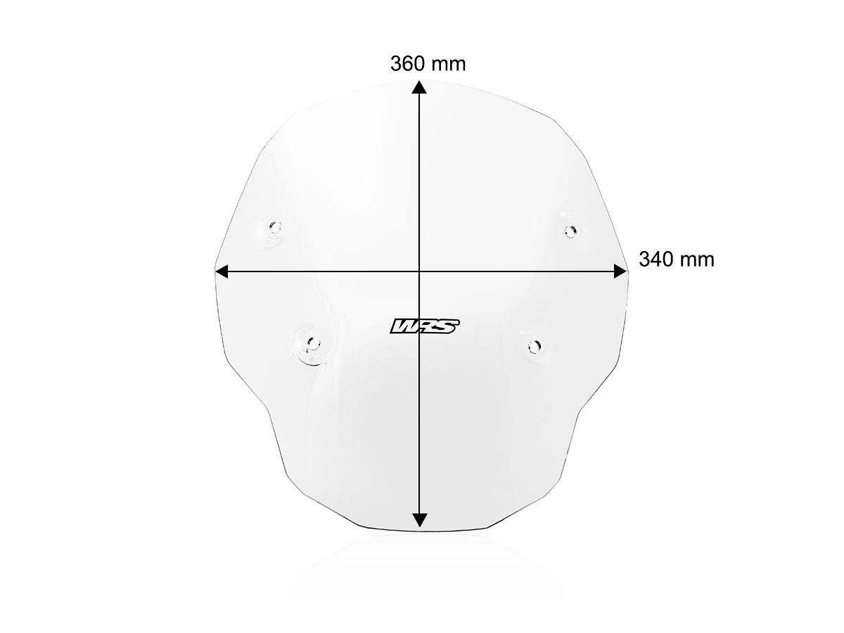 WRS Windscreen Enduro No Radar BMW R 1300 GS 2023-2026
