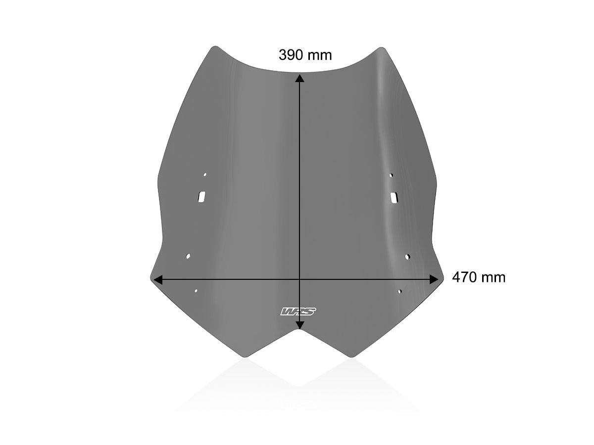 WRS Intermedio Windscreen Smoked Yamaha T-Max 530 2012-2016