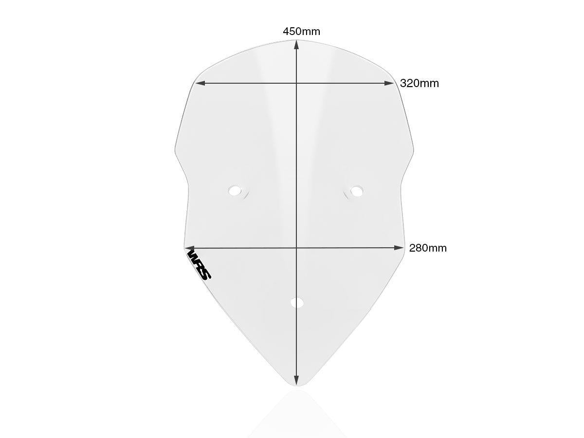 WRS Intermedio Windscreen Ducati Multistrada 1200 / S 2010-2012