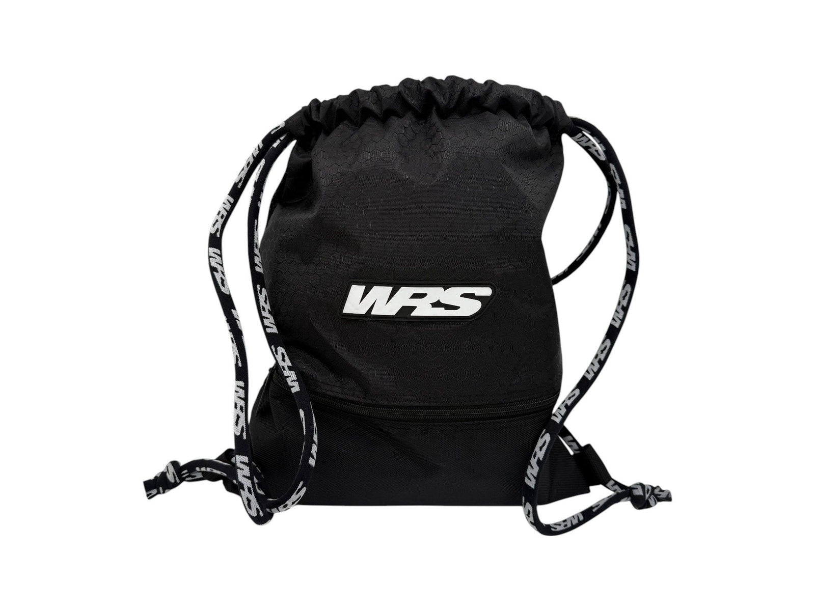WRS Official Black Drawstring Backpack