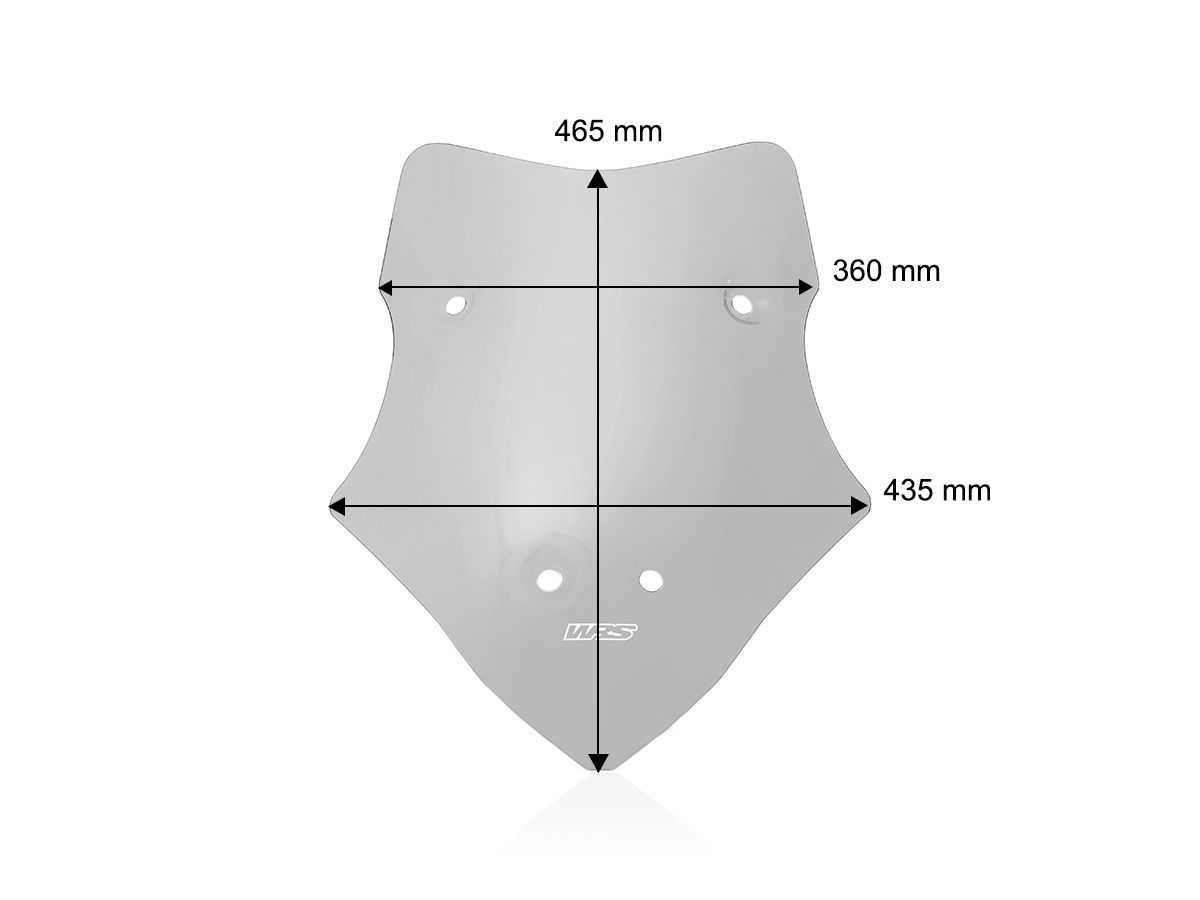 WRS Standard Windscreen Ducati Multistrada V4 / S / S Sport / Rally 2020-2025