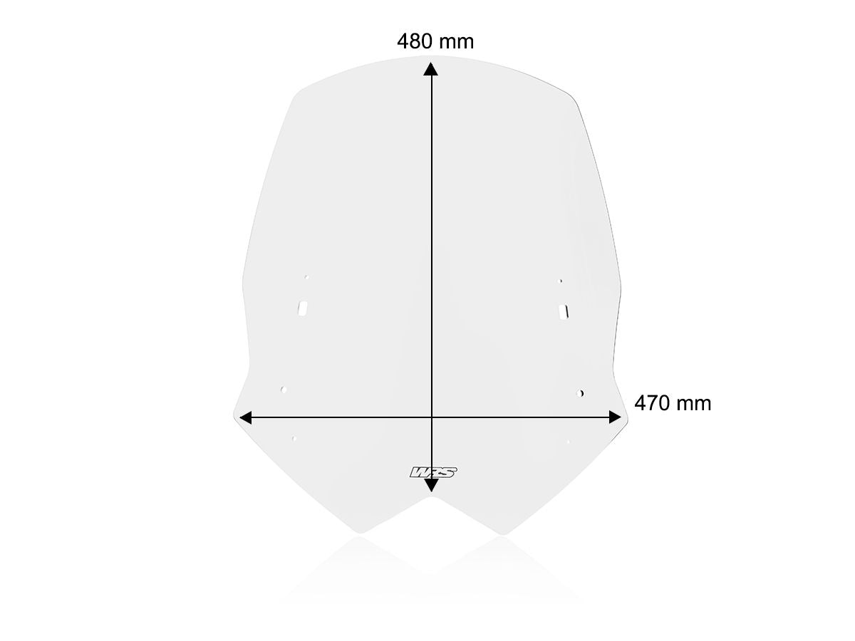 WRS Touring Windscreen Yamaha T-Max 530 2012-2016