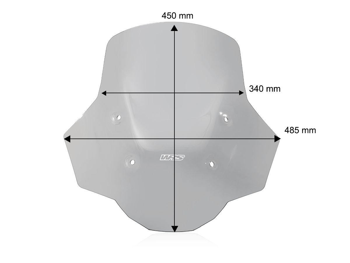 WRS Windscreen Standard Plus No Radar BMW R 1300 GS 2023-2026