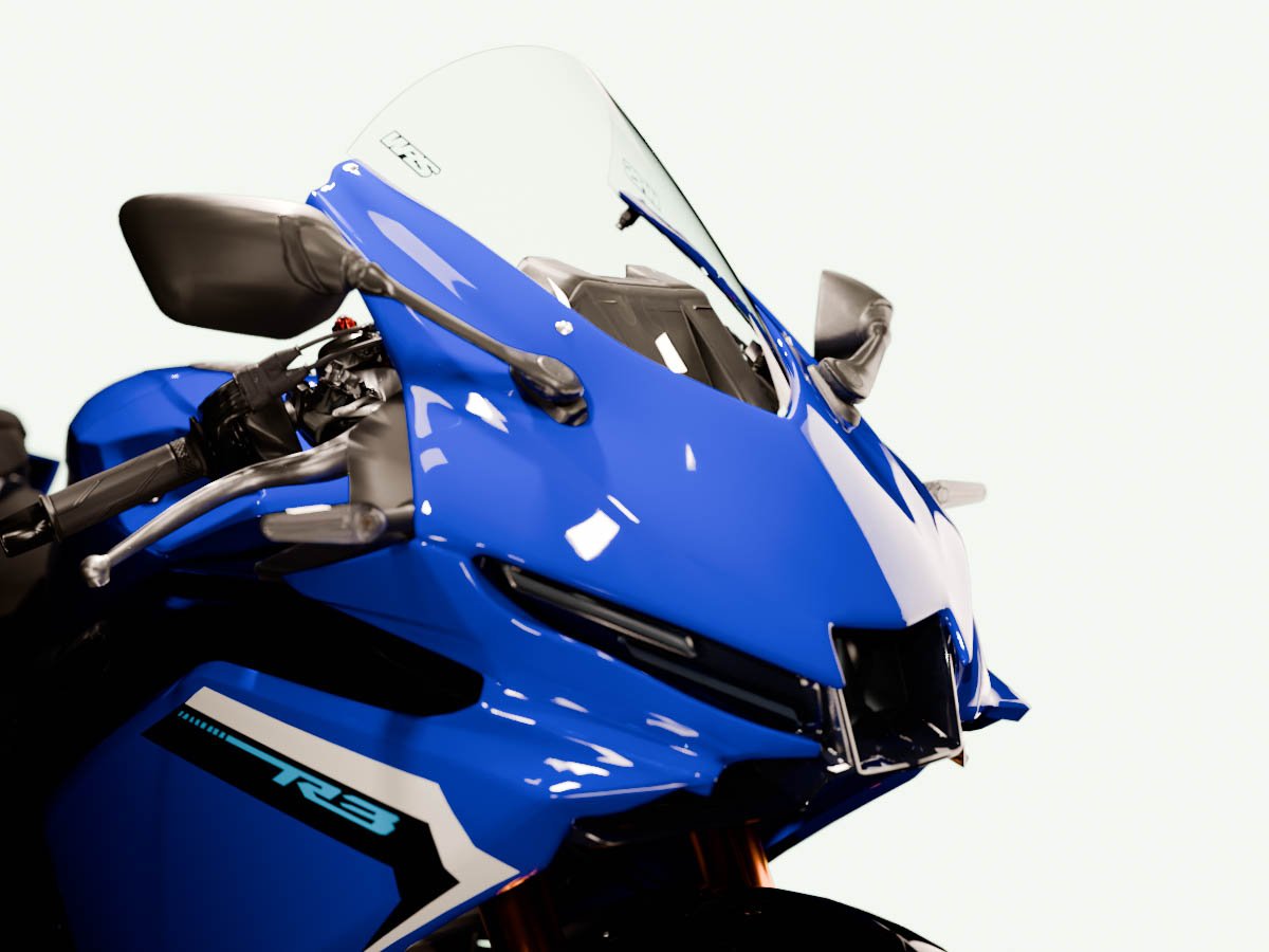WRS RACE HIGH WINDSCREEN YAMAHA R3 2019-2025