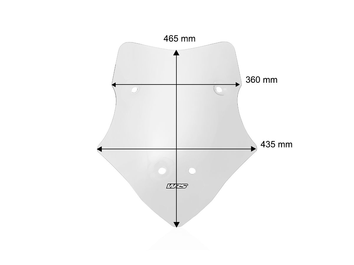 WRS STANDARD WINDSCREEN DUCATI MULTISTRADA V4 / S / S SPORT / RALLY 2020-2025