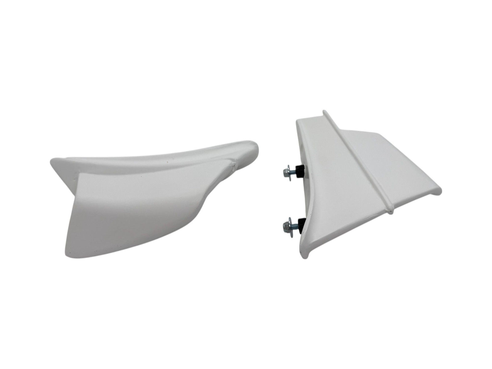 PAIR OF RAW WHITE FIBERGLASS WINGLETS