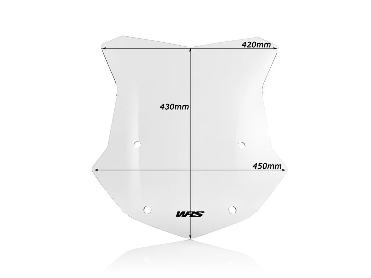 WRS SPORT WINDSCREEN EVO BMW R 1200 GS/ADV 2004-2012 (Led Light)