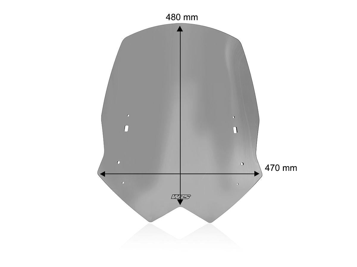 WRS Touring Windscreen Yamaha T-Max 530 2012-2016