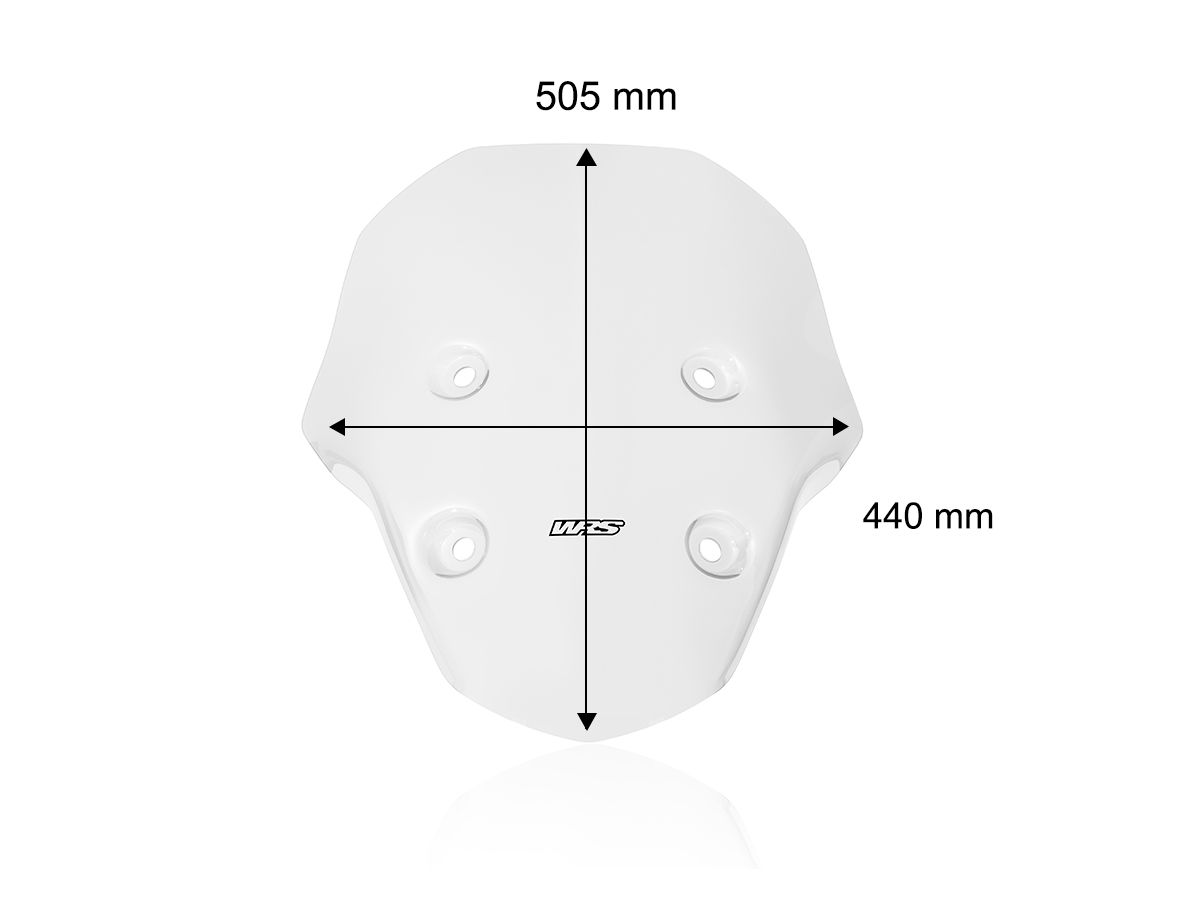 WRS WINDSCREEN CAPONORD MOTO GUZZI V 100 MANDELLO / S 2023-2025