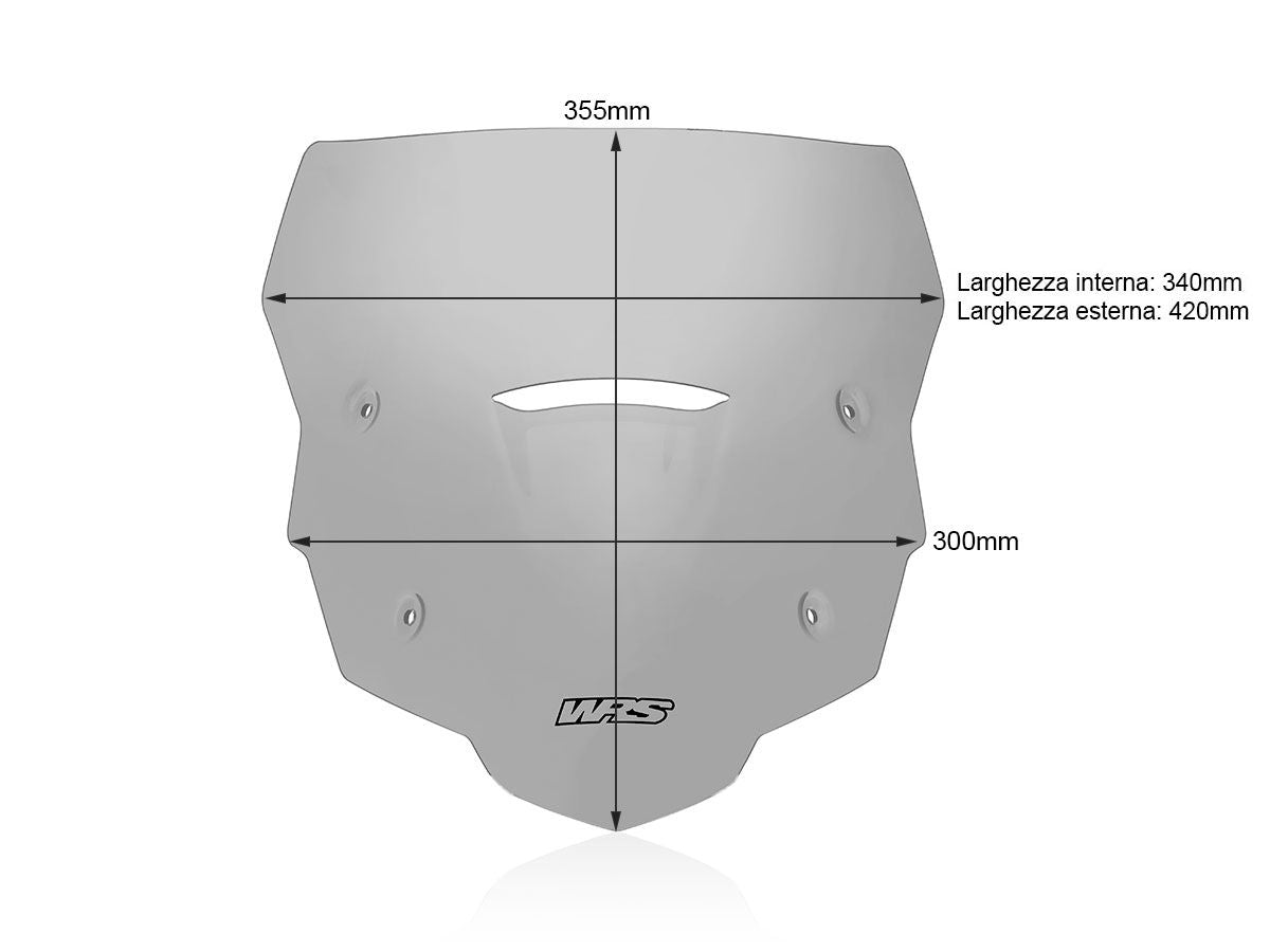 WRS Sport Windscreen Honda XL 750 Transalp 2023-2024