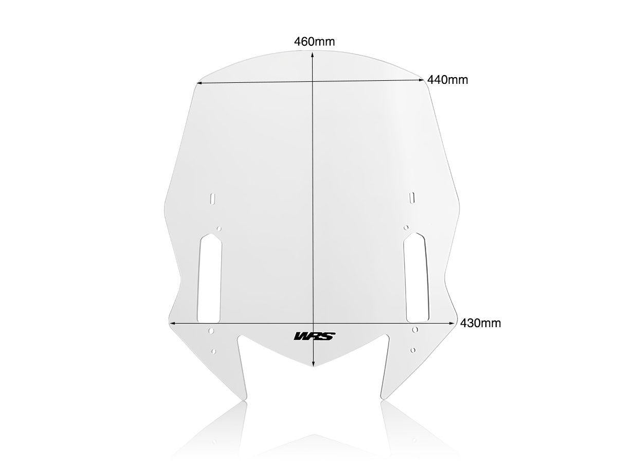 WRS STANDARD WINDSCREEN YAMAHA T-MAX 530 2017-19 / 560 2019-2021