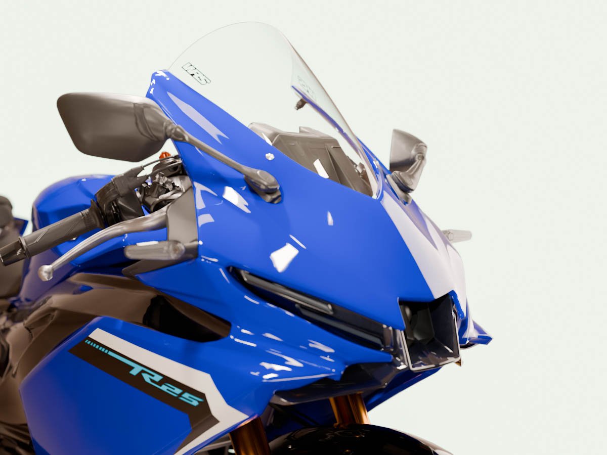 WRS Race High Windscreen Yamaha R3 2019-2025