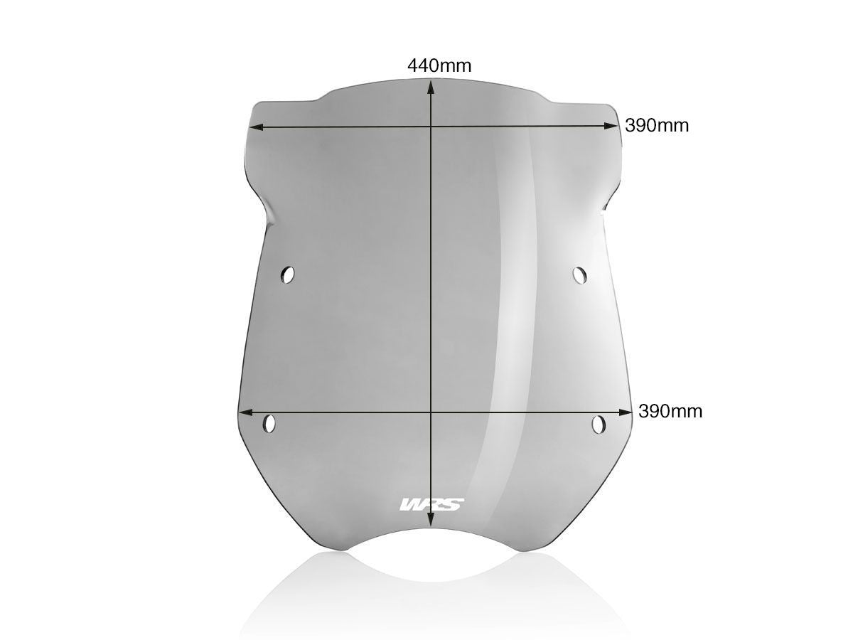 WRS High Windscreen 18" BMW R1200R 2007-2013