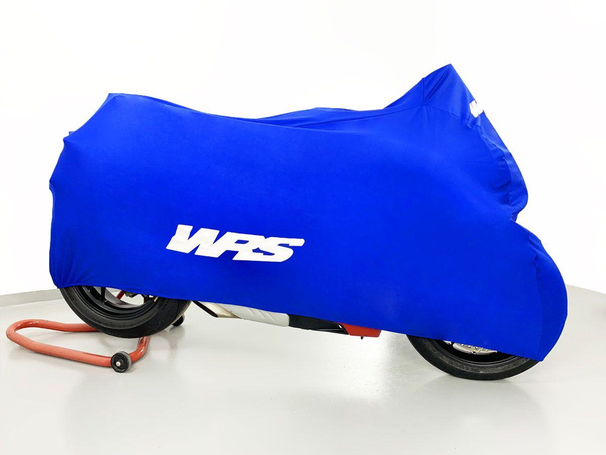 WRS UNIVERSAL MOTORCYCLE COVER WITH WHITE LOGO