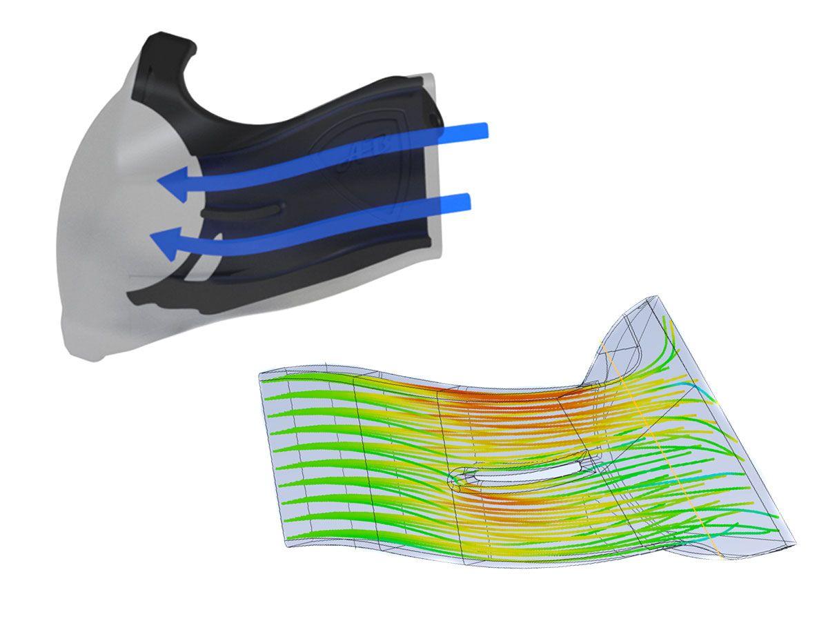 BRAKING SYSTEM COOLING DUCTS DUCATI 1098 R / SP / 1198 S / SF 1098 S