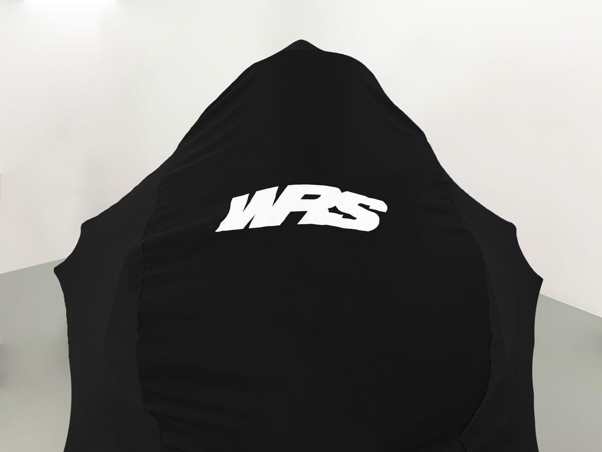 WRS UNIVERSAL BLU MOTORCYCLE COVER WITH WHITE LOGO