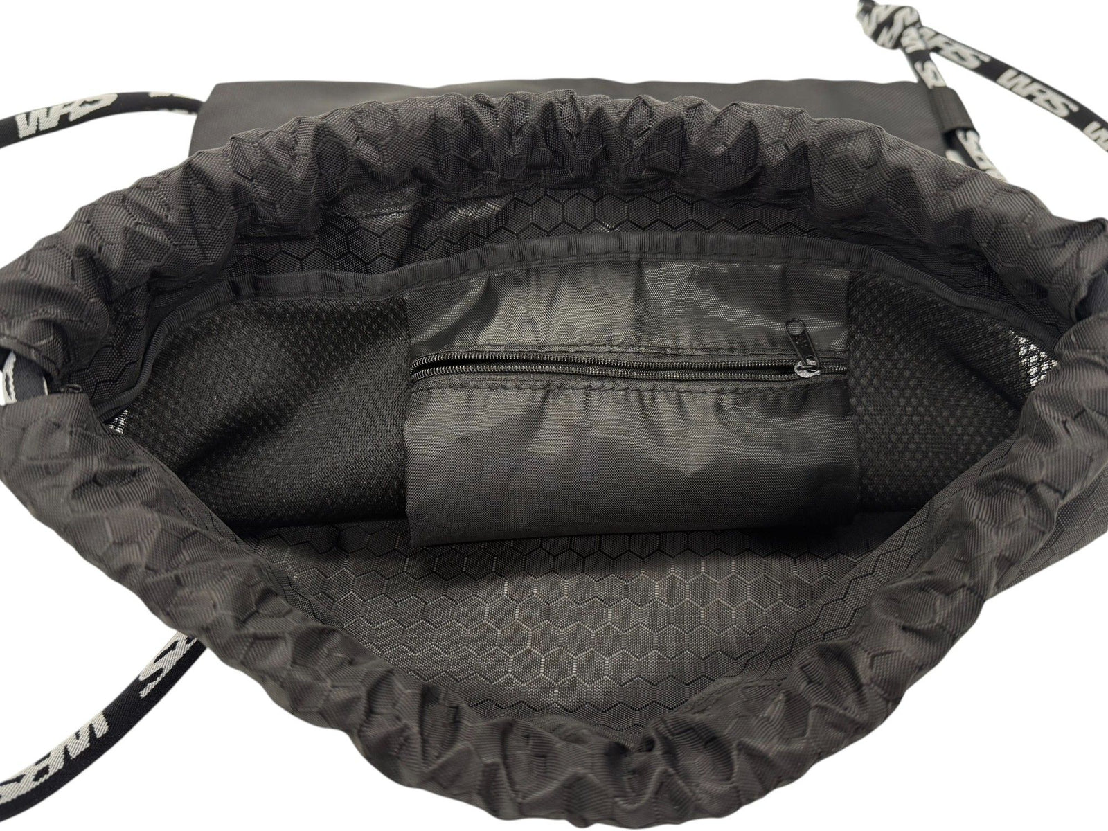 WRS Official Black Drawstring Backpack