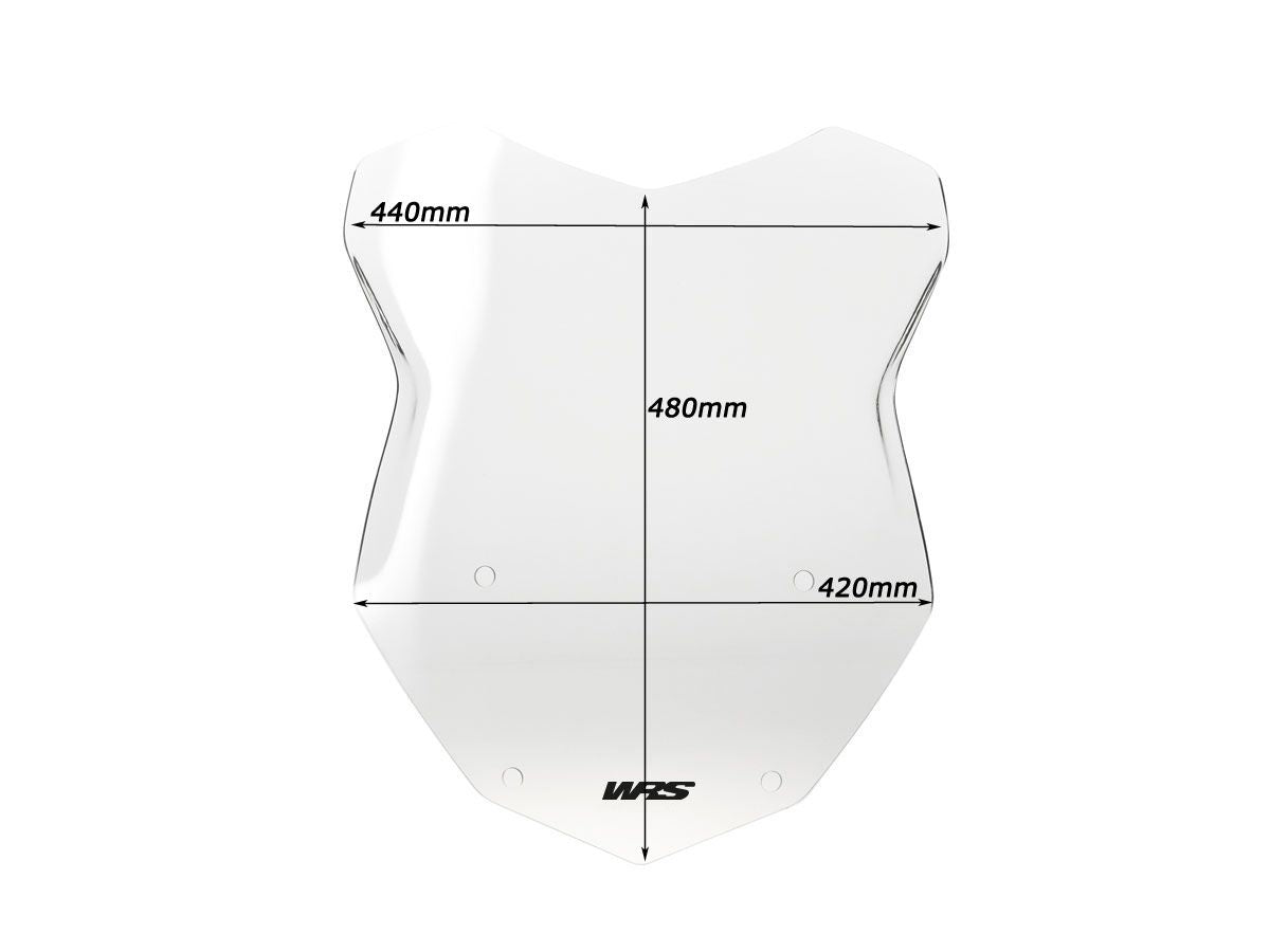 WRS Intermedio Windscreen BMW R1200GS-ADV 2013-18/R1250GS 2018-23
