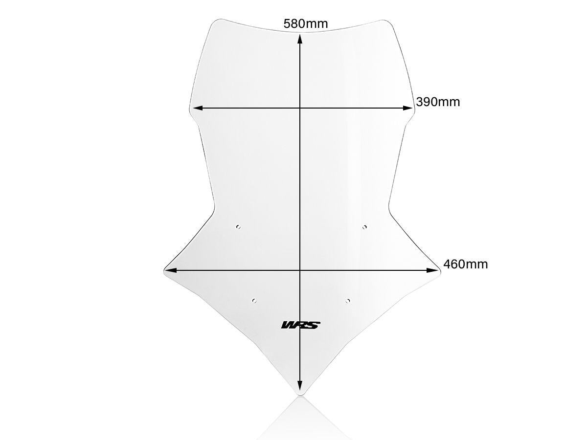 WRS TOURING WINDSCREEN YAMAHA MT-09 TRACER 2018-20 / GT 2018-20 / Tracer 9 2021-23 / Tracer 9 GT 2021-23