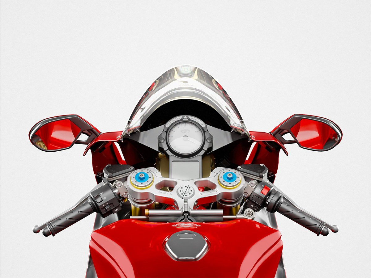 WRS Race Windscreen Ducati 749 / 999 / S / R / Dark / Xerox 2005-2006 With Parking Light