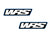 PAIR OF WRS WINDSCREEN STICKERS MOTOGP TEAM VERSION