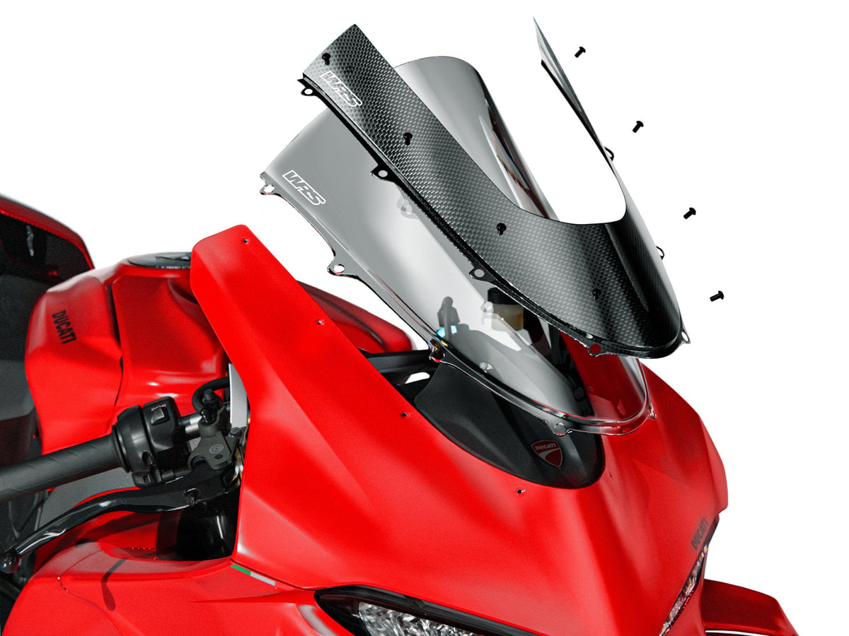 WRS Carbonskin Windscreen Ducati Panigale V4 / S / R 2025-2026 - PLAIN GLOSS