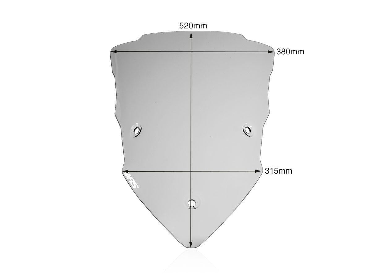 WRS TOURING WINDSCREEN DUCATI MULTISTRADA 1200/1260/950/ENDURO 2015-2021