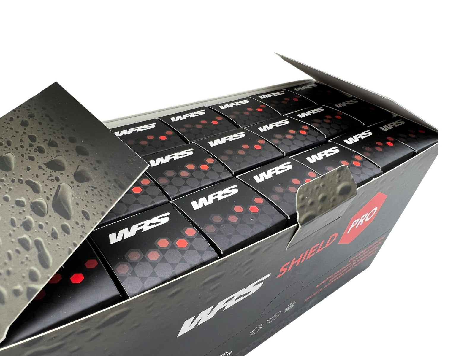 WRS SHIELD 2.0 NANOTECH PROTECTION FOR WINDSCREENS AND VISORS DISPLAY BOX 21 PIECES