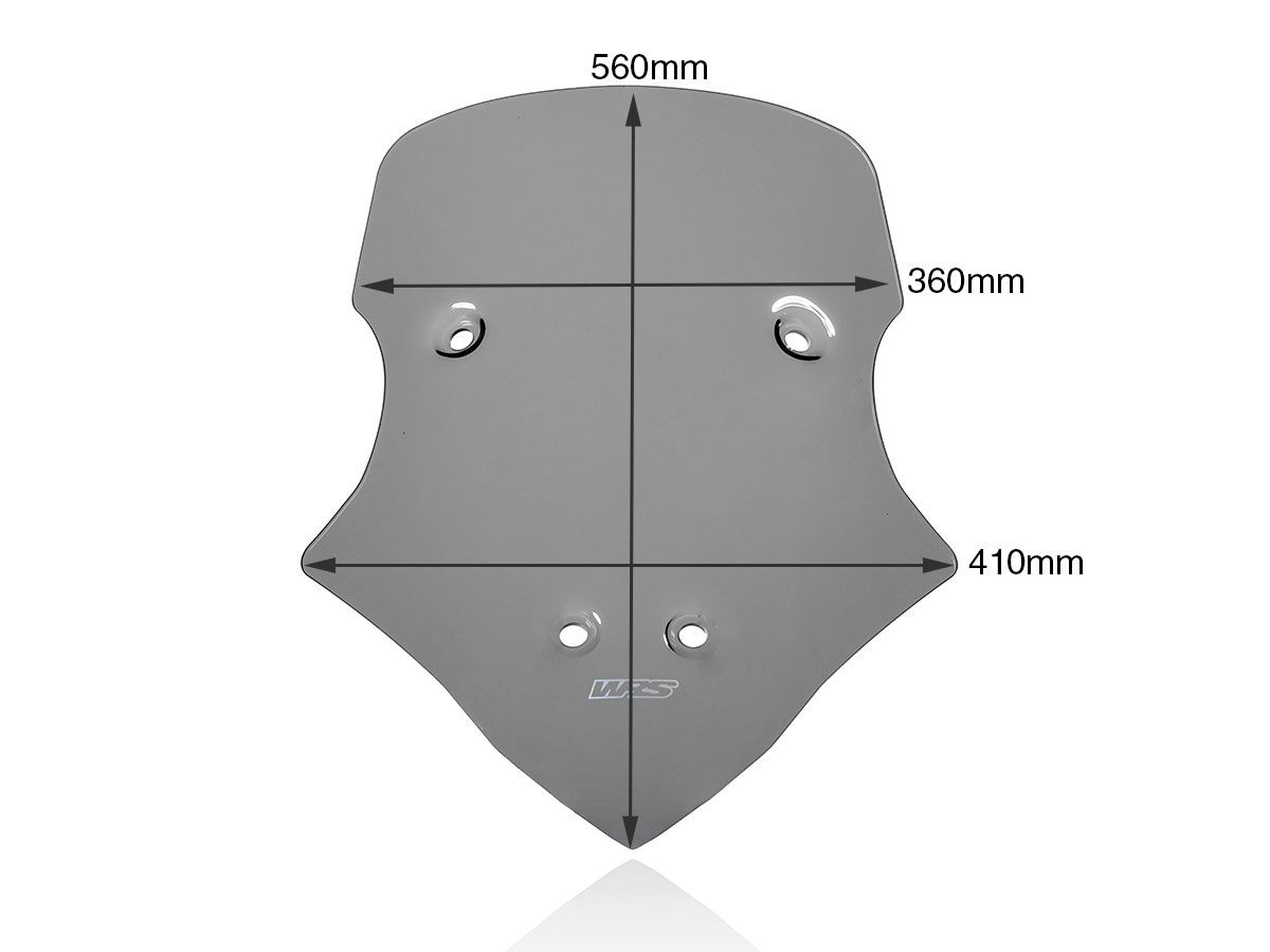 WRS CAPONORD WINDSCREEN DUCATI MULTISTRADA V4 / S / S SPORT / PIKES PEAK 2020-2024