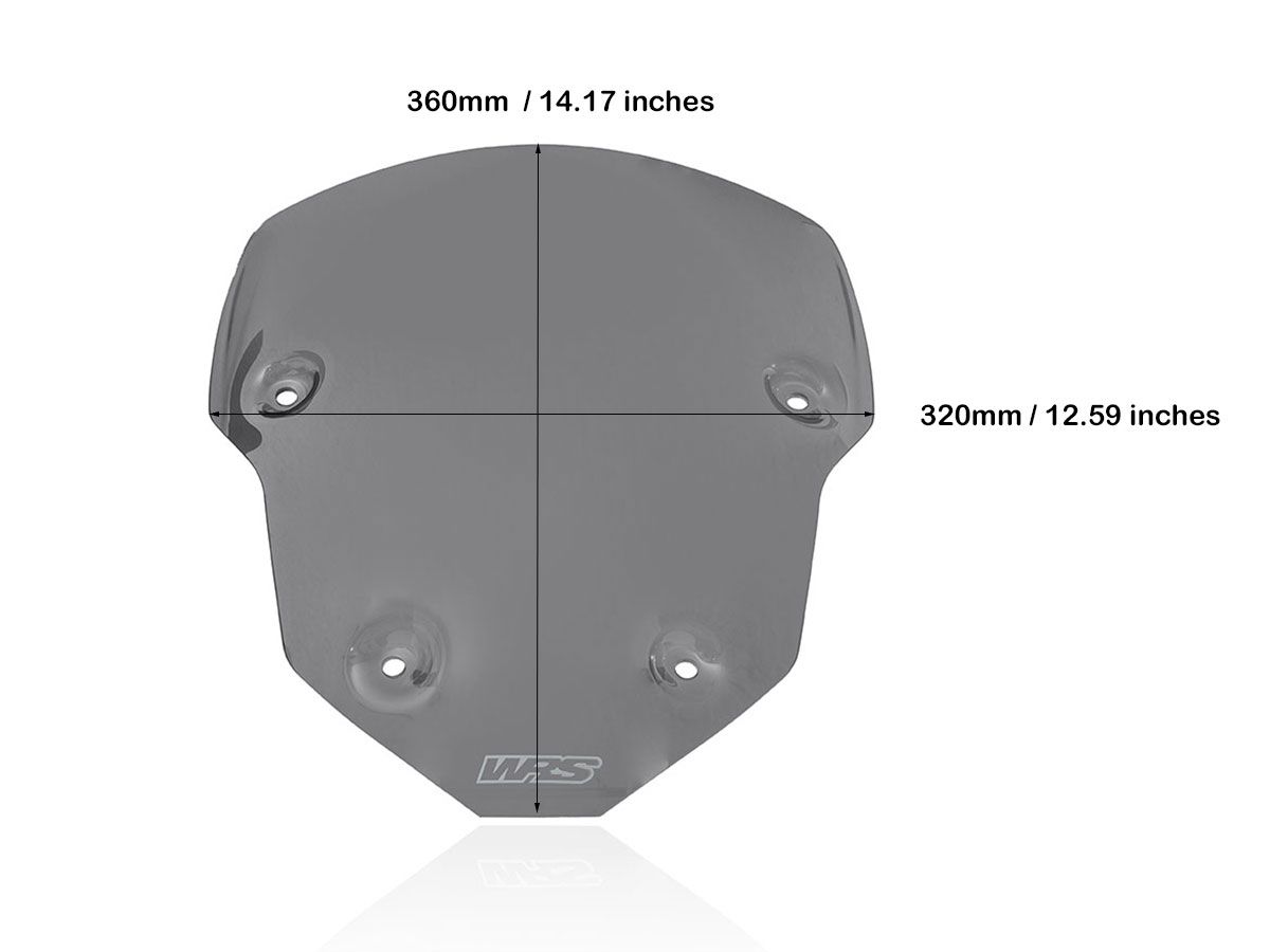 WRS SPORT WINDSCREEN TRIUMPH TIGER 850 / 900 2020-2024