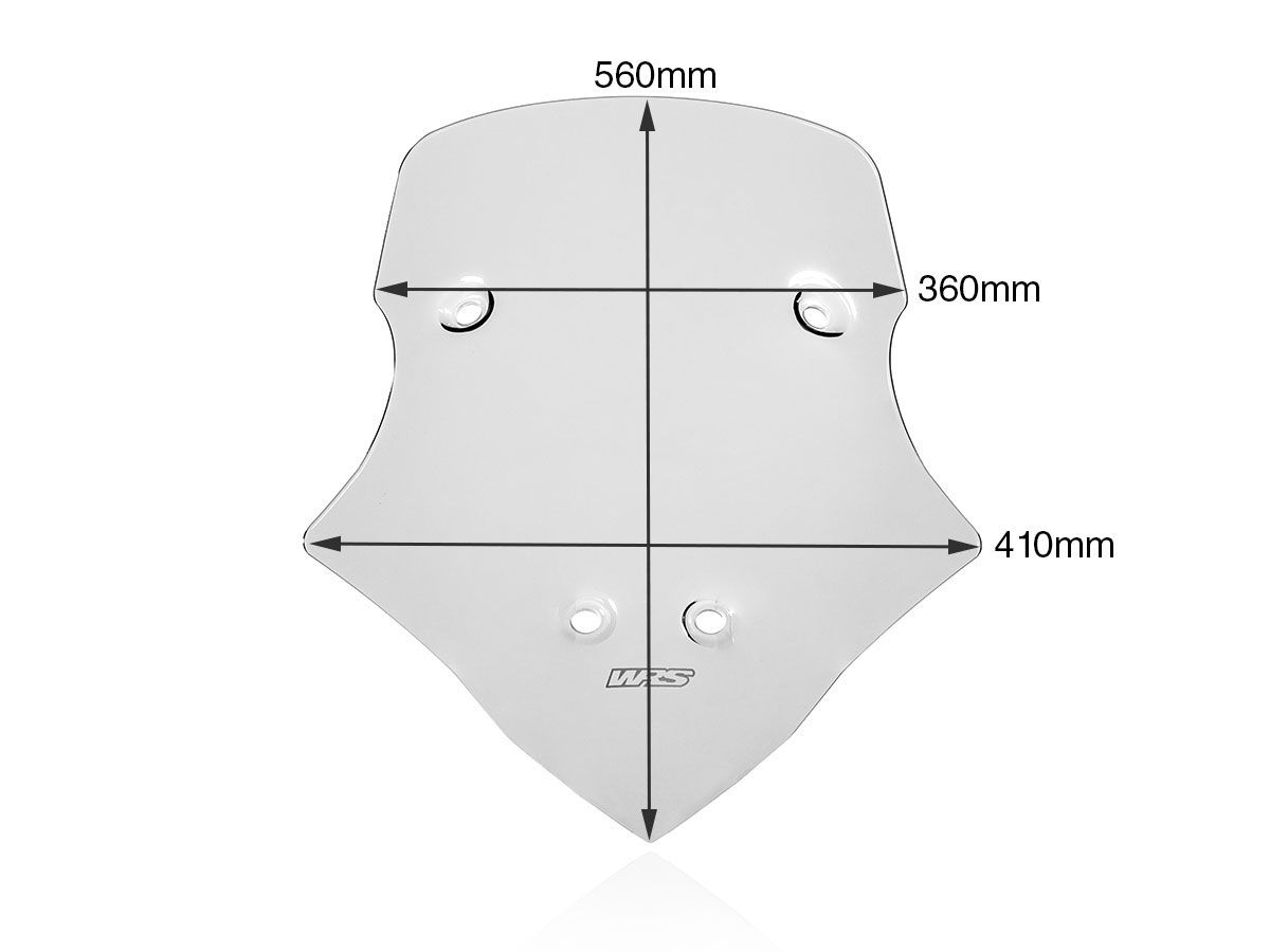 WRS CAPONORD WINDSCREEN DUCATI MULTISTRADA V4 / S / S SPORT / PIKES PEAK 2020-2024
