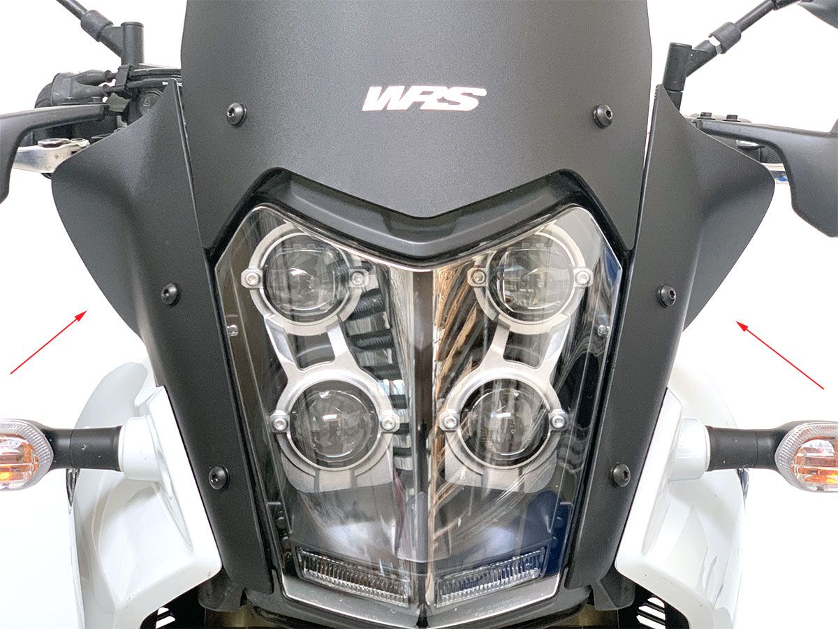 PAIR OVERSIZE SIDE DEFLECTORS WRS YAMAHA TENERE 700 2019-2024