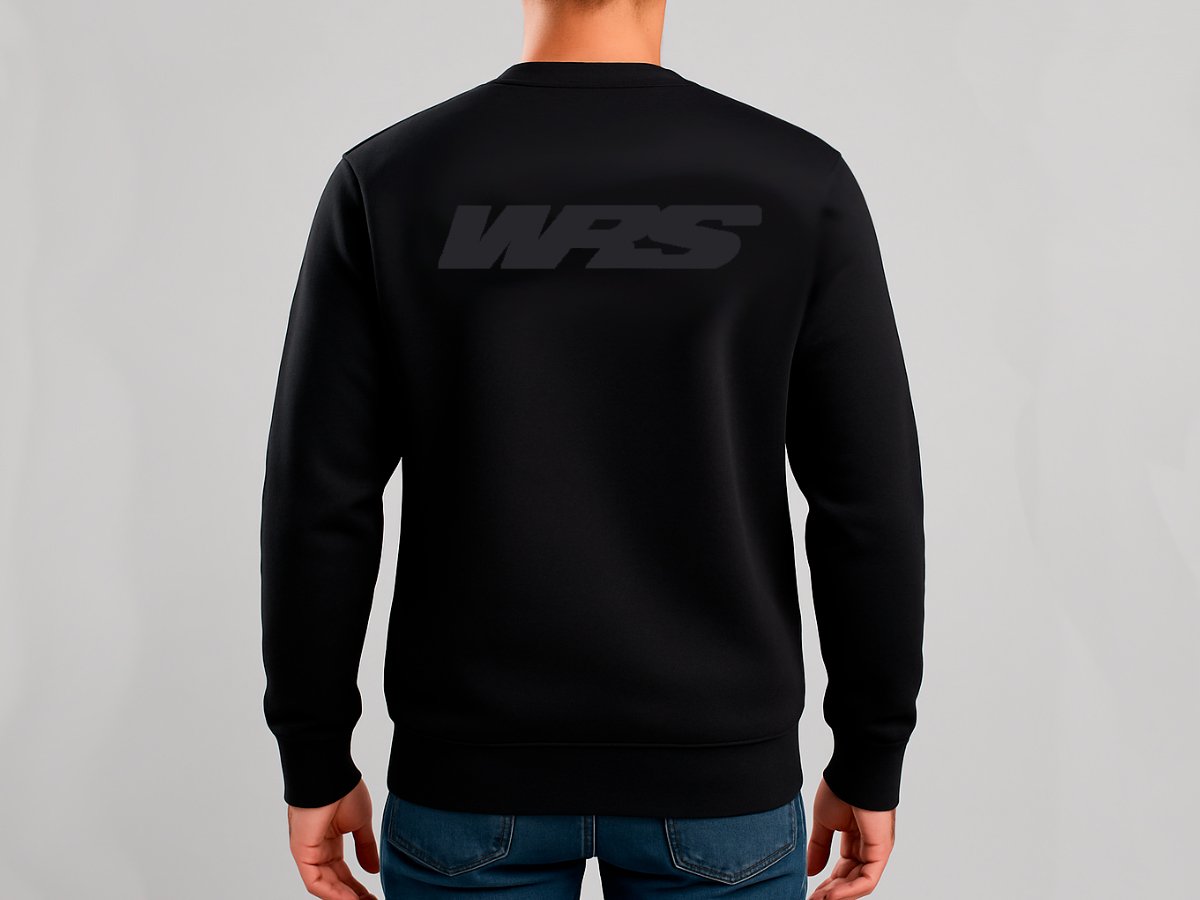 WRS Original Sweatshirt 100% Cotton Black Logo