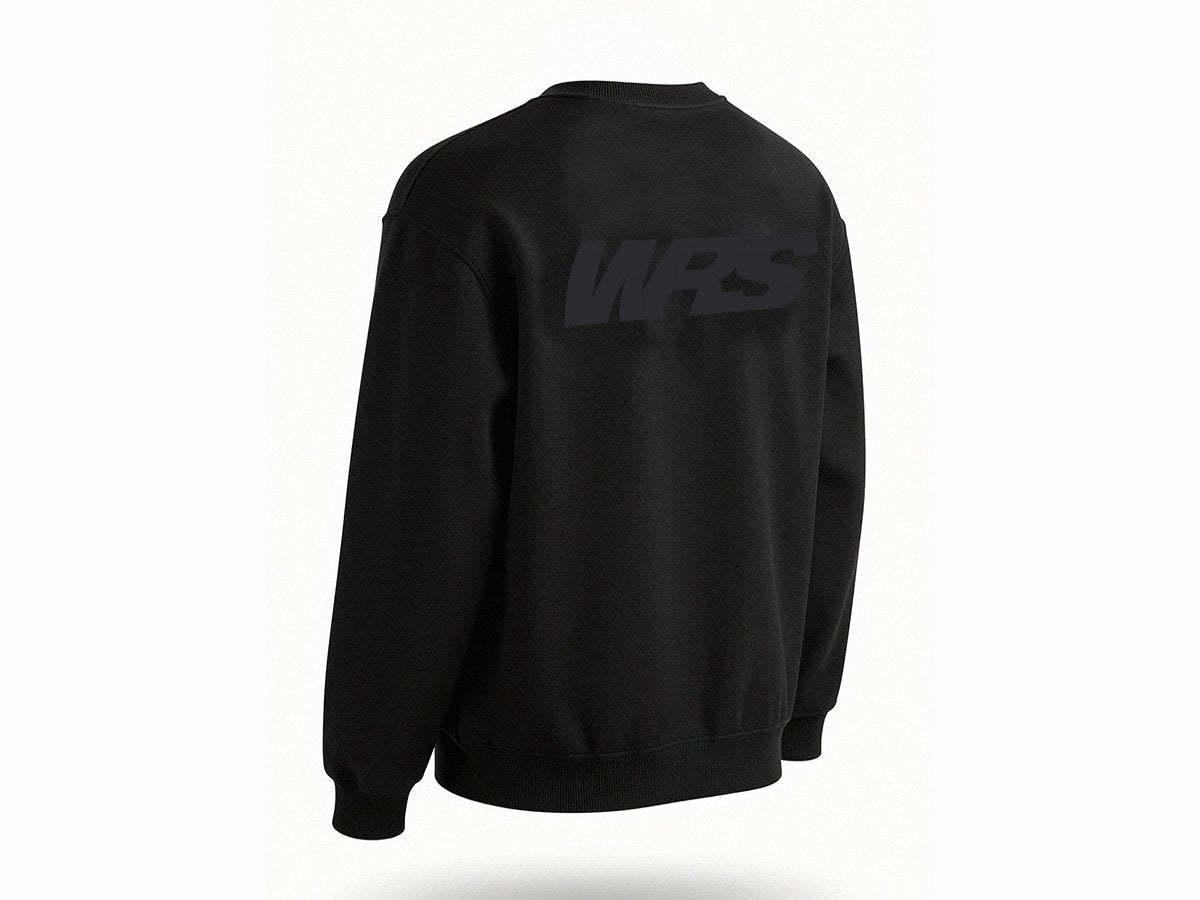 WRS Original Sweatshirt 100% Cotton Black Logo
