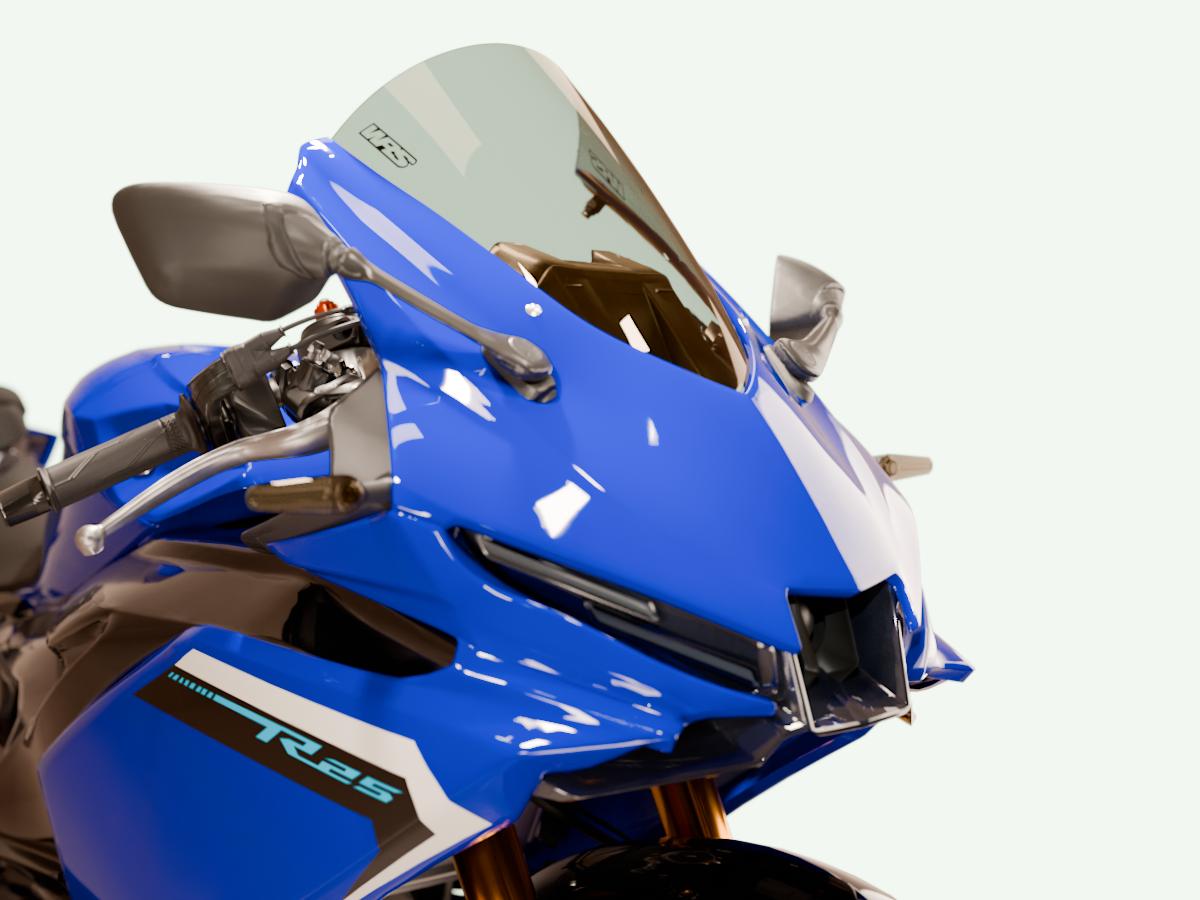 WRS RACE HIGH WINDSCREEN YAMAHA R3 2019-2024