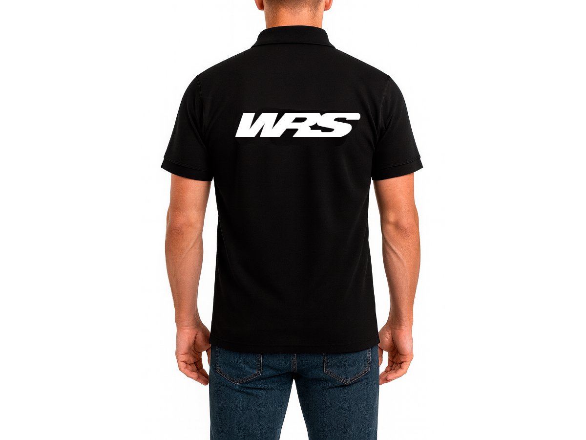 WRS Original Polo Shirt 100% Cotton White Logo