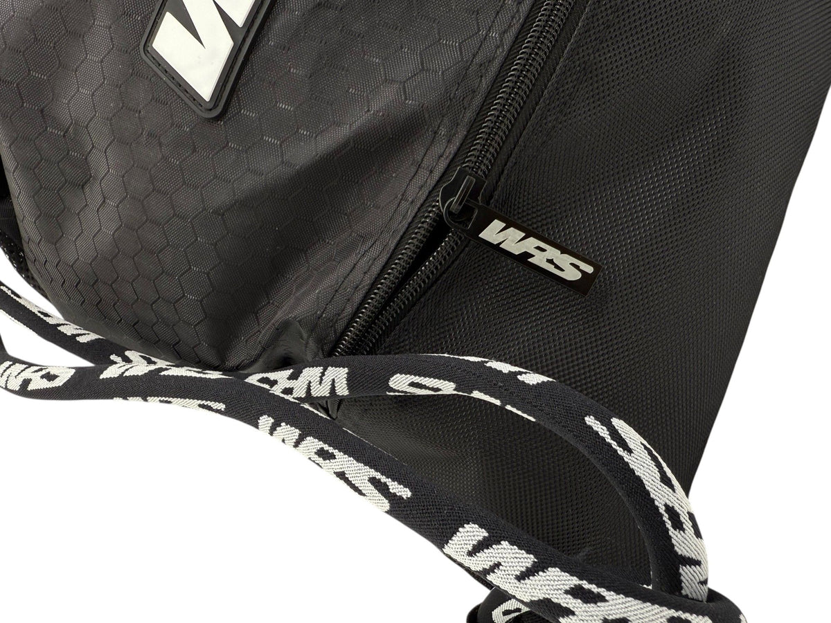 WRS OFFICIAL BLACK DRAWSTRING BACKPACK