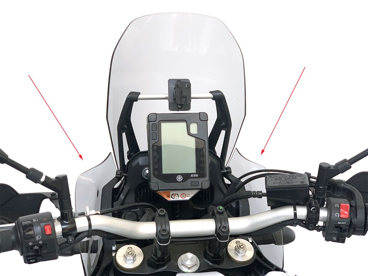 PAIR OVERSIZE SIDE DEFLECTORS WRS YAMAHA TENERE 700 2019-2024