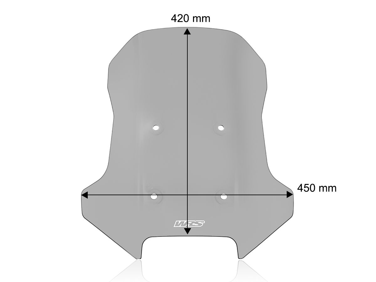 WRS CAPONORD WINDSCREEN CF MOTO 450 MT 2024