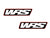 PAIR OF WRS WINDSCREEN STICKERS MOTOGP TEAM VERSION