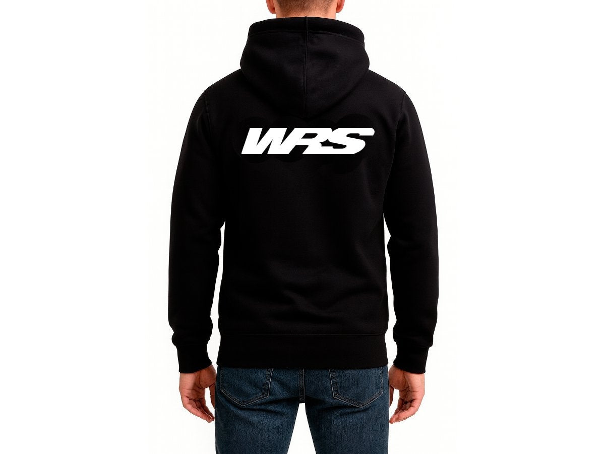WRS Original Zip-Up Hoodie 100% Cotton White Logo