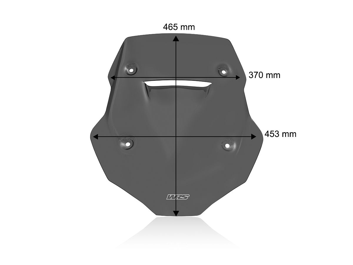 WRS STANDARD WINDSCREEN CF MOTO 800 MT 2022-2024 / 700 MT 2024-2025