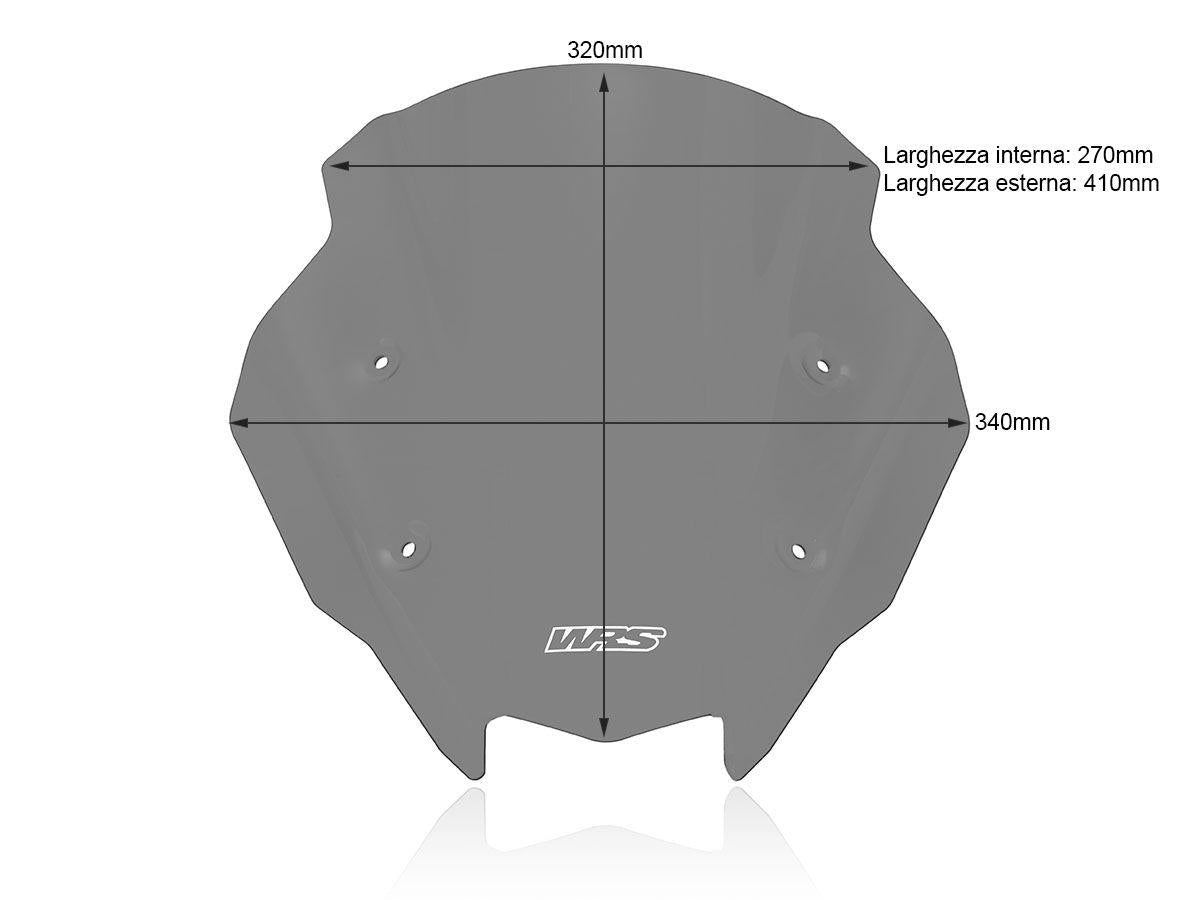 WRS SPORT WINDSCREEN KAWASAKI Z 1000 SX / NINJA  1000 SX 2017-2024