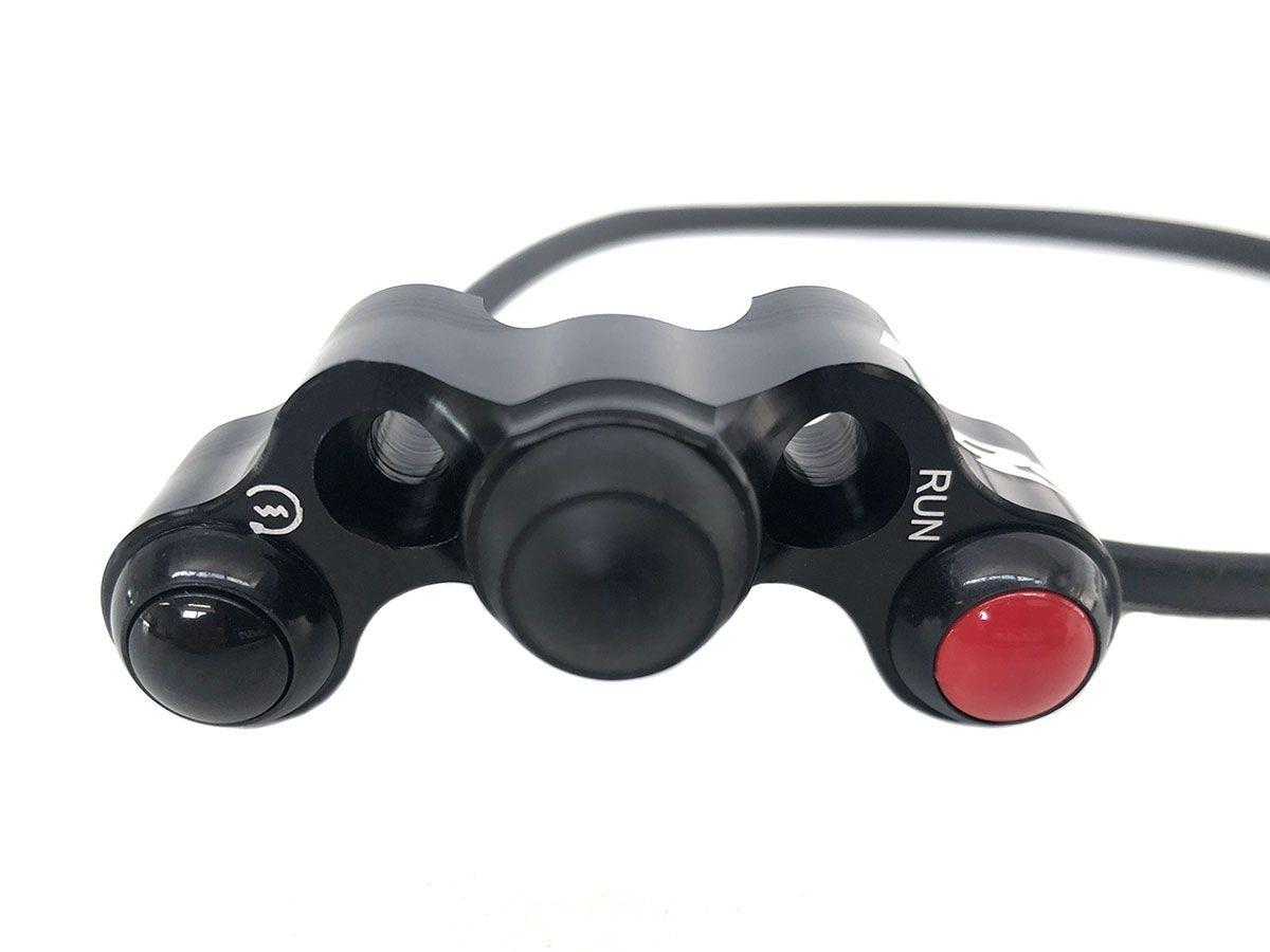 WRS 3 BUTTON RIGHT SWITCH KAWASAKI NINJA 400 2018-2022 (mektronic ecu)