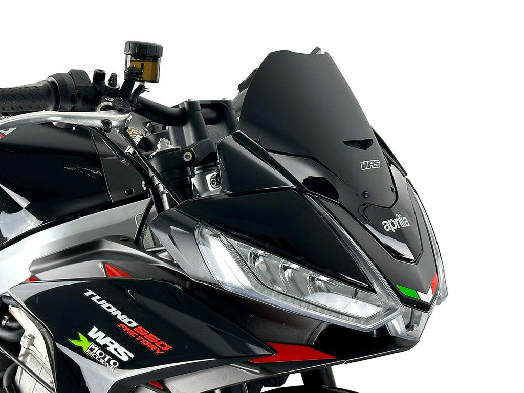 WRS Sport Dark Smoked Windscreen Aprilia Tuono 660 2021 2024